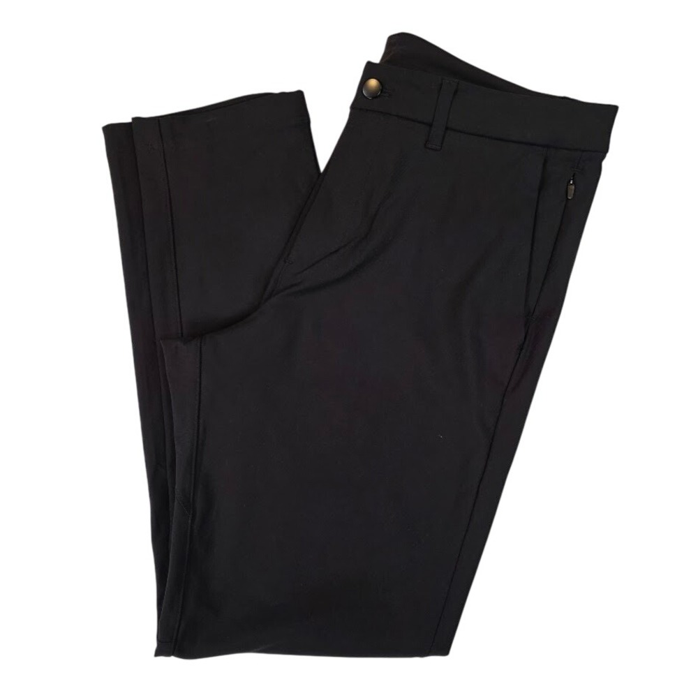 Lululemon Men's 32X29 Commission Pant Slim Warpstreme Black Technical Trousers